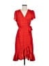 Charles Henry 100% Polyester Red Casual Dress Size M - photo 1