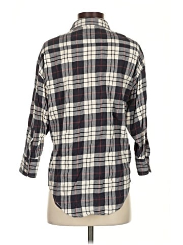 R13 3/4 Sleeve Button-Down Shirt (view 2)