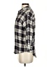R13 Plaid Gray 3/4 Sleeve Button-Down Shirt Size S - photo 5