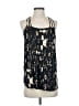 Deletta 100% Rayon Black Sleeveless Blouse Size S - photo 1