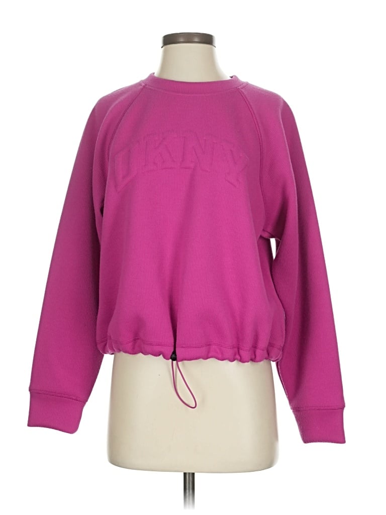 Pre-owned Dkny Sport Sweatshirt In Pink