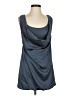 Valerie Bertinelli 100% Polyester Gray Blue Sleeveless Blouse Size S - photo 1
