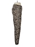 J.Crew 100% Polyester Animal Print Brown Casual Pants Size 6 - photo 4