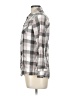 Assorted Brands 100% Cotton Plaid Gray 3/4 Sleeve Button-Down Shirt Size L - photo 5