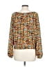 XOXO 100% Polyester Orange Long Sleeve Blouse Size L - photo 2