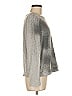 Generation Love Metallic Silver Long Sleeve Top Size M - photo 4