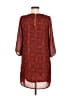 H&M 100% Polyester Plaid Red Casual Dress Size 6 - photo 2