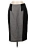 M&S Color Block Black Gray Formal Skirt Size UK 8 / US 4 - photo 1