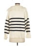Zara Stripes Ivory Pullover Sweater Size S - photo 2