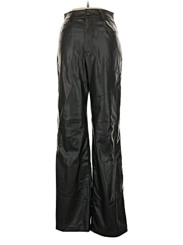 Zara Faux Leather Pants (view 1)