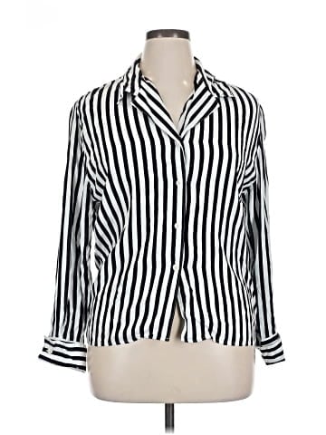 Ports International 3/4 Sleeve Button-Down Shirt (view 1)