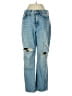 Madewell Hearts Blue Jeans Size 25 waist (petite) - photo 1