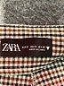 Zara Houndstooth Gray Active Pants Size S - photo 4