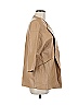 FRNCH 100% Polyester Tan Raincoat Size M - photo 4