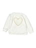Little Me Hearts White Sweatshirt 12-18 MO / 18 MO - photo 1