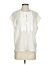 J.Crew 100% Polyester Ivory Sleeveless Blouse Size 4 - photo 1