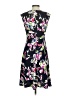 Wisp Print Black Cocktail Dress Size 2 - photo 2