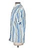 Capri Stripes Blue Short Sleeve Button-Down Shirt Size S - photo 5