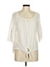 Inspire Ivory 3/4 Sleeve Blouse Size M (petite) - photo 1