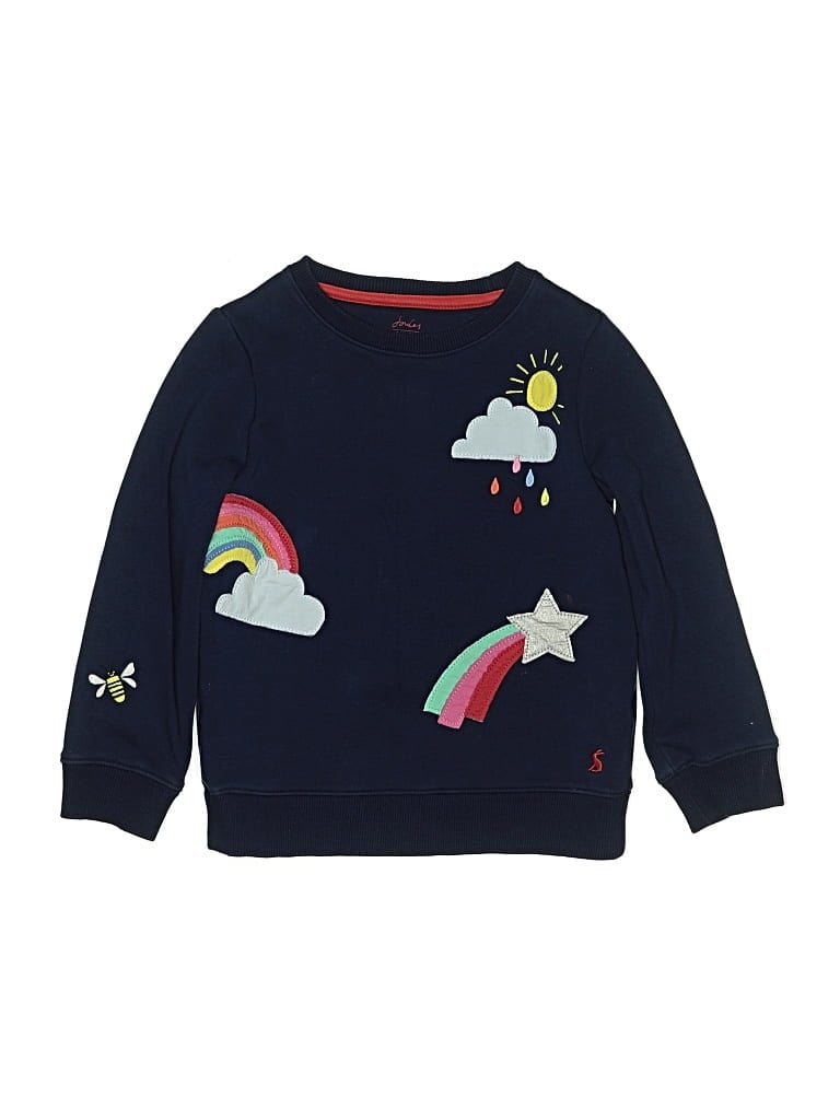 Pre-owned Joules Kids' Pullover Sweater In Blue