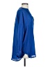 Vince. 100% Silk Blue Long Sleeve Silk Top Size XS - photo 4