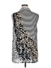 Alfani Animal Print Black Sleeveless Blouse Size 16 - photo 2