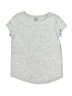 Jumping Beans Solid Silver Short Sleeve T-Shirt Size 6 - photo 1