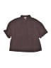 Athleta Solid Burgundy Purple Short Sleeve Blouse Size XXS - photo 1