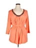 Covington Orange 3/4 Sleeve Blouse Size XL - photo 1