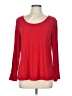 Diana Belle Red Long Sleeve Top Size L - photo 1