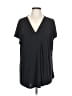 Lane Bryant Black Short Sleeve Blouse Size 12 - 20 Plus (0) - photo 1