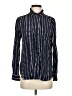 Ann Taylor Polka Dots Blue Long Sleeve Blouse Size S - photo 1