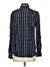 Ann Taylor Polka Dots Blue Long Sleeve Blouse Size S - photo 2