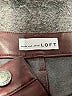 Ann Taylor LOFT 100% Polyester Burgundy Casual Pants Size 30 waist - photo 6