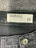 Pistola Chevron-herringbone Black Jeans Size 24 waist - photo 7