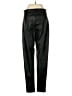 Ann Taylor 100% Polyester Black Faux Leather Pants Size S - photo 2