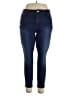 Tahari Solid Blue Jeans Size 18W - photo 1