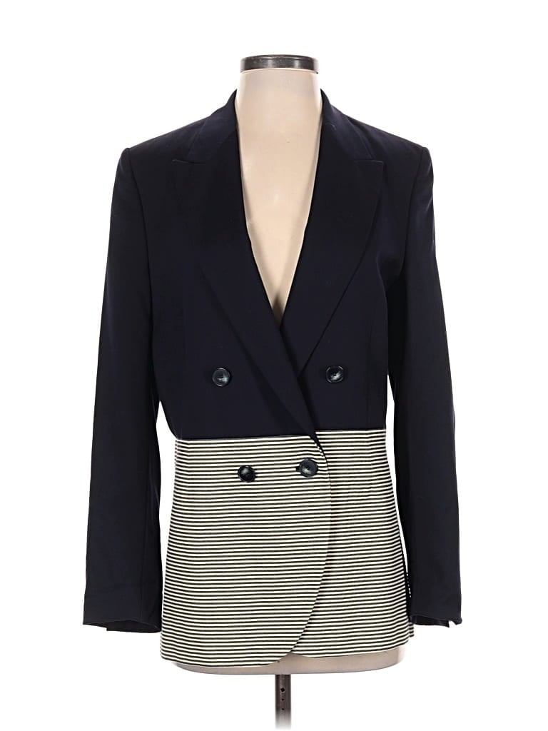 Pre-owned Stella Mccartney Wool Blazer Jacket In Blue