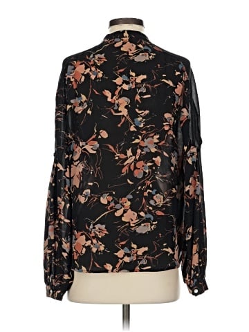 Madison Marcus Long Sleeve Silk Top (view 2)