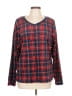 Nautica Plaid Red Pullover Sweater Size L - photo 1