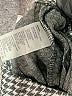 Fylo Houndstooth Black Gray Casual Pants Size M - photo 4
