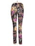 Lbisse Floral Black Casual Pants Size L - photo 2
