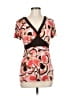 I.N. Studio Pink Short Sleeve Blouse Size M (petite) - photo 1