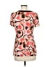 I.N. Studio Pink Short Sleeve Blouse Size M (petite) - photo 2