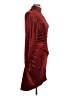 A.L.C. Burgundy Cocktail Dress Size 10 - photo 4