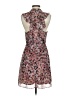 BCBGMAXAZRIA 100% Polyester Paisley Pink Cocktail Dress Size S - photo 2