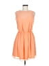 ASOS 100% Polyester Solid Orange Casual Dress Size 8 - photo 1