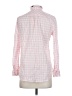 J.Crew Checkered-gingham Pink Long Sleeve Blouse Size 4 - photo 2