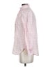 J.Crew Checkered-gingham Pink Long Sleeve Blouse Size 4 - photo 5