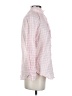 J.Crew Checkered-gingham Pink Long Sleeve Blouse Size 4 - photo 4